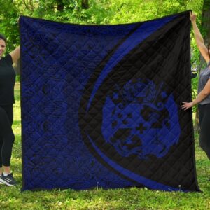Tonga Coat Of Arms Polynesian Premium Quilt  Circle Style  04 J2  Quilt